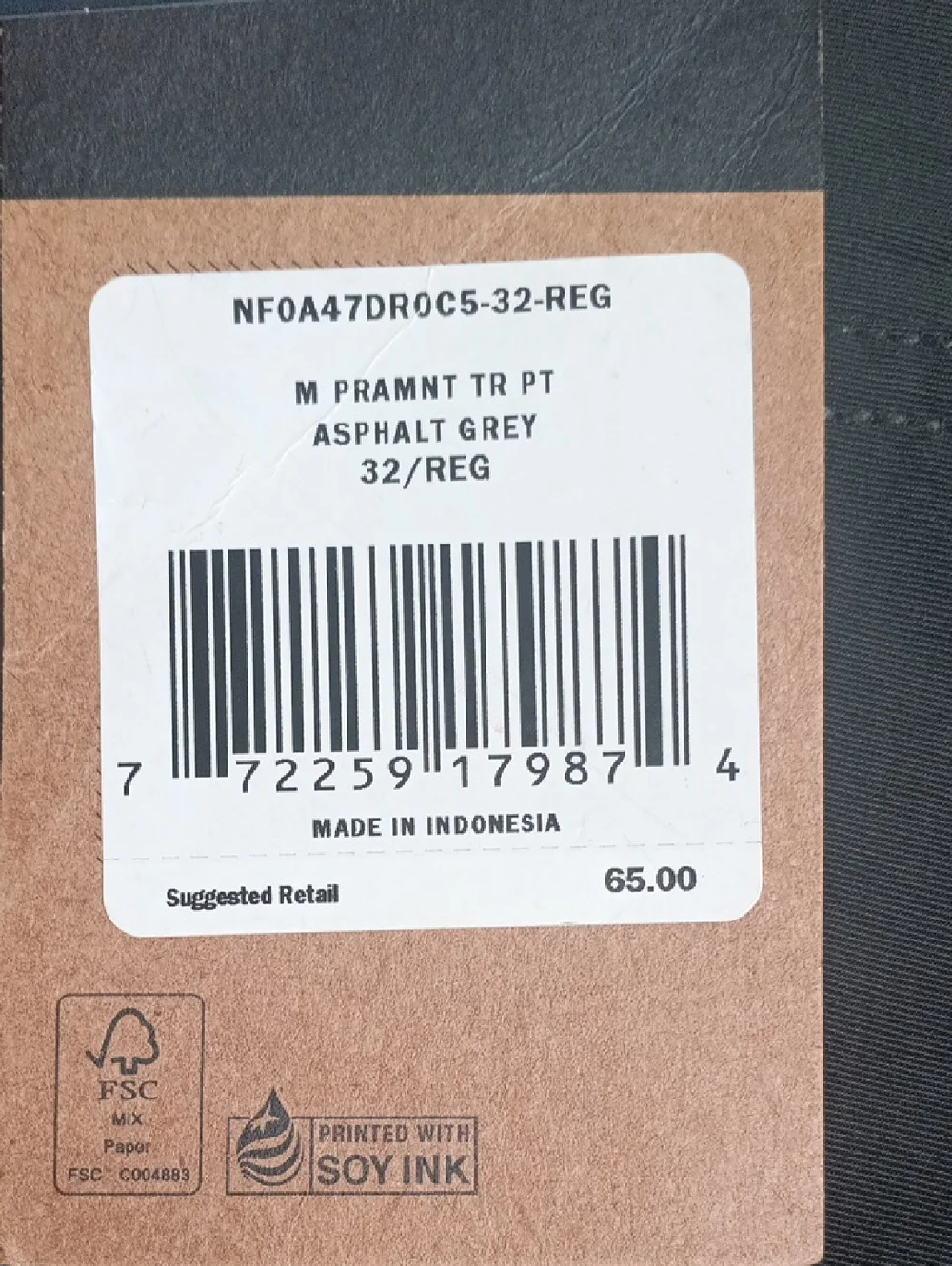The North Face technical cargo